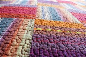 Multi colored quilt example
